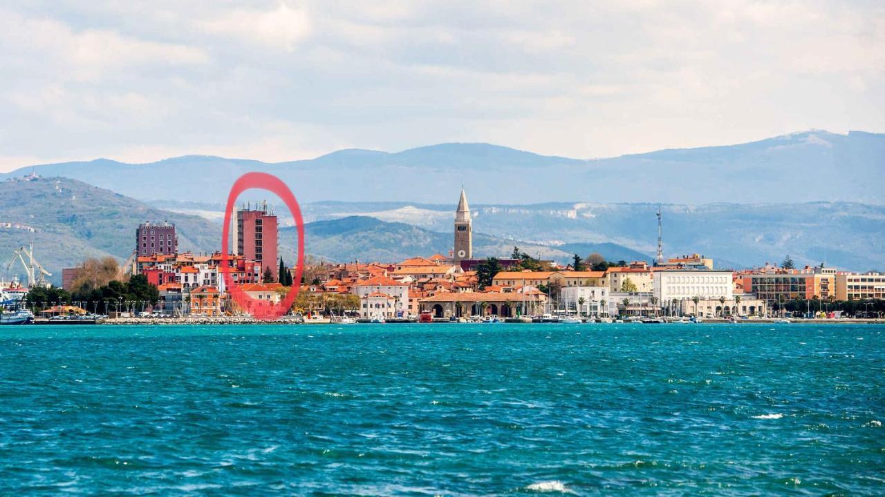 Appartamento Captain'S Cabin Capodistria Esterno foto
